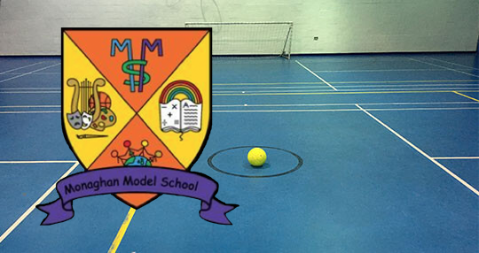 Indoor Football at Monaghan Model School